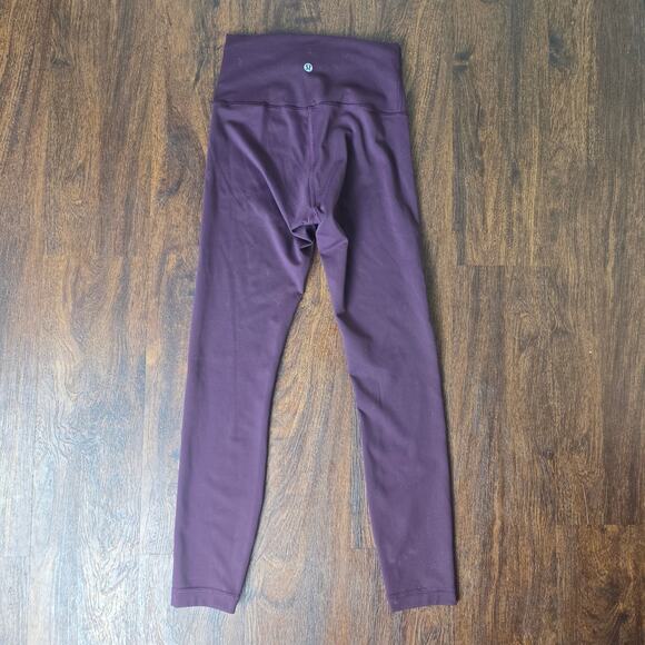 Lululemon Wunder Train High-Rise Tight 25" - Cassis - Size 4 - Style # W5CQDS - Picture 6 of 8